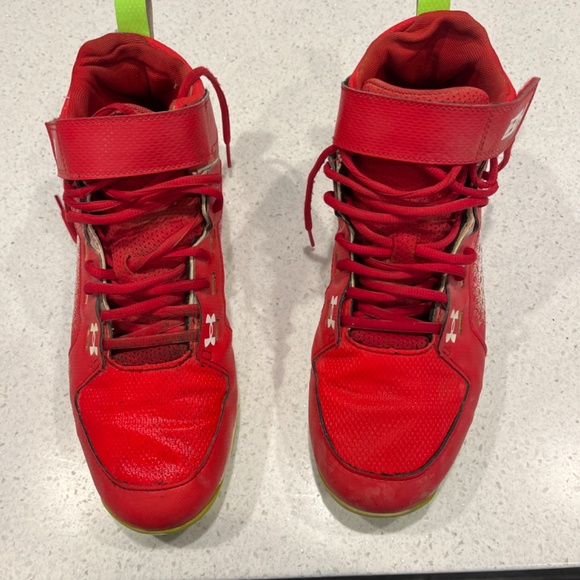 Under Armour Bryce Harper Baseball Shoes/cleats  Men’s 11 - Picture 3 of 4